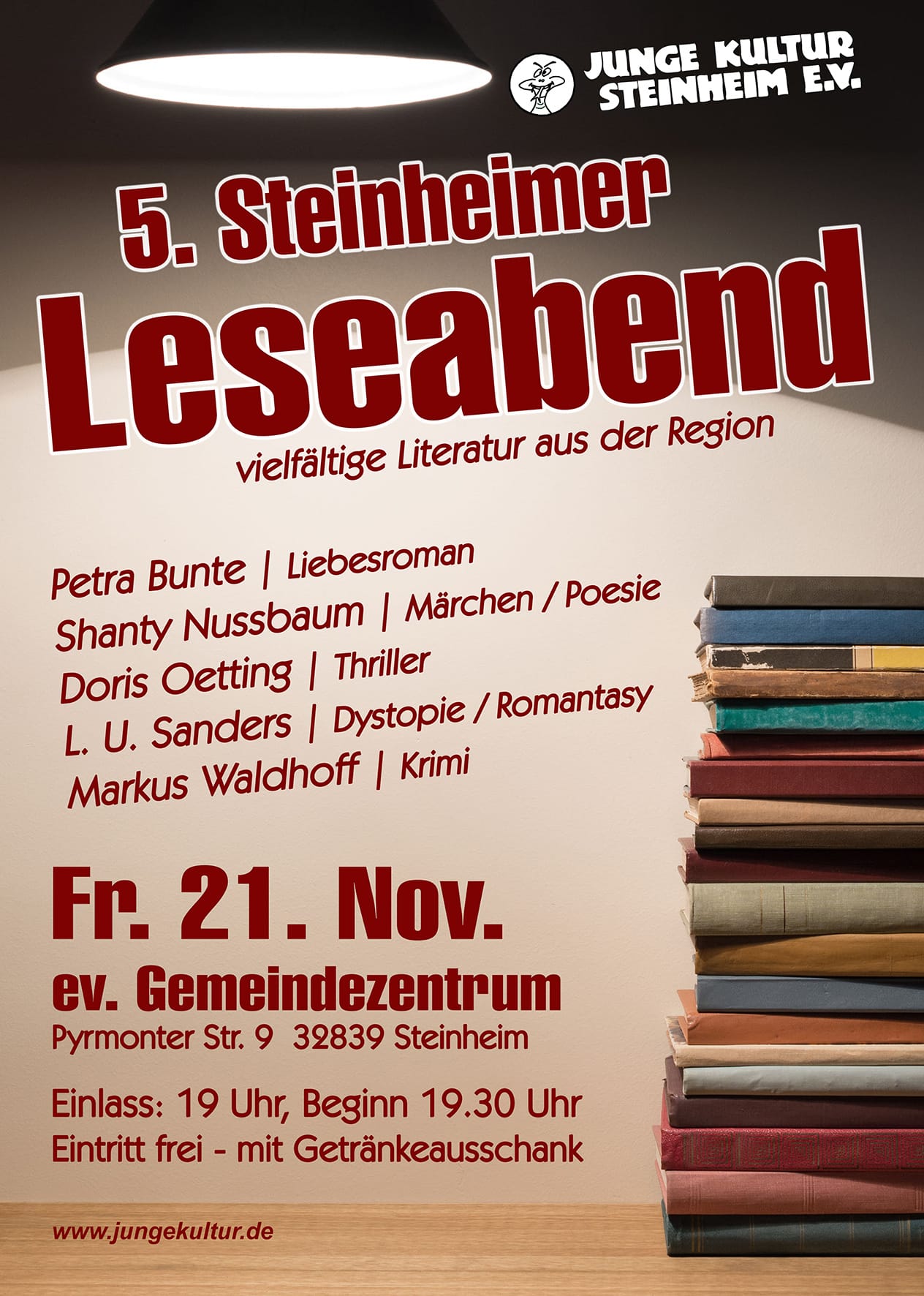 Leseabend Plakat