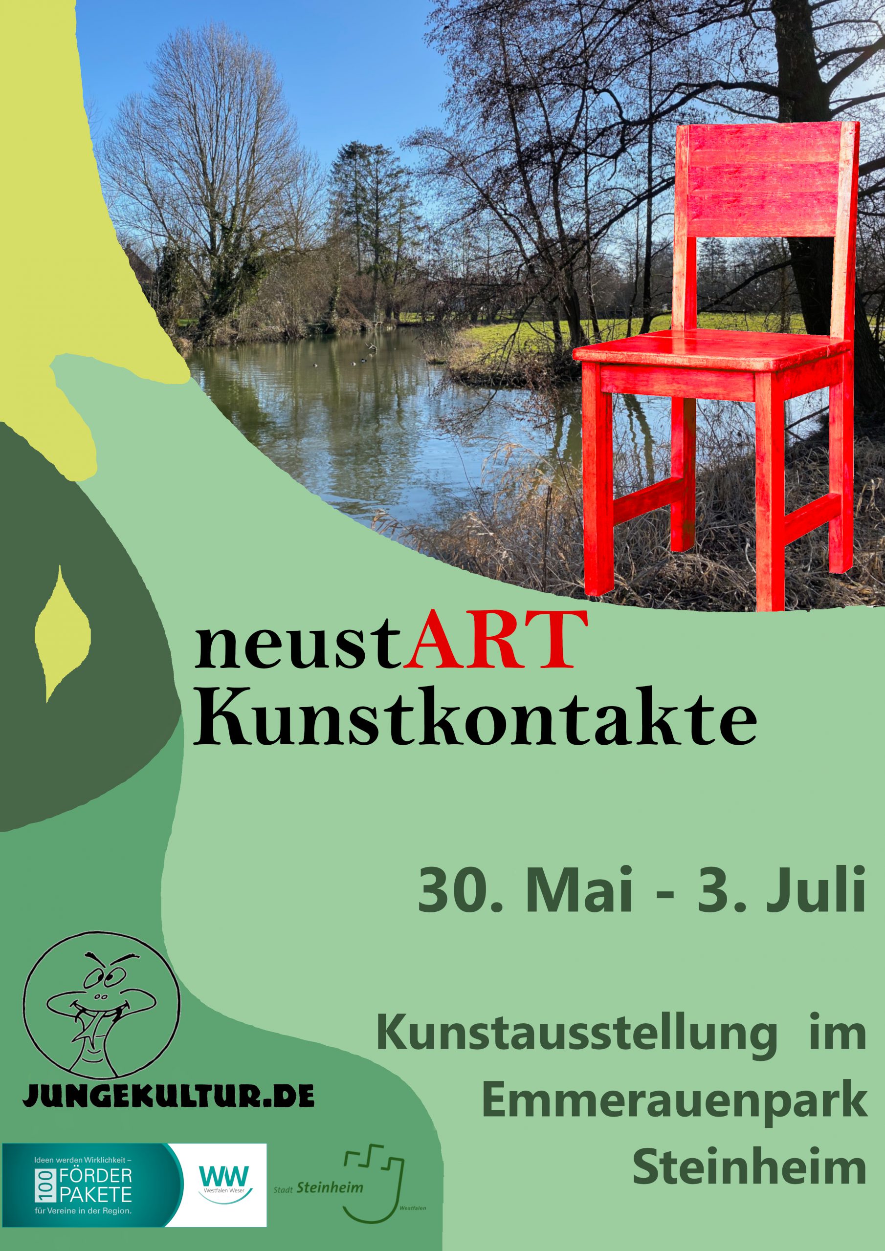 neustART Kunstkontakte 2021 - Plakat