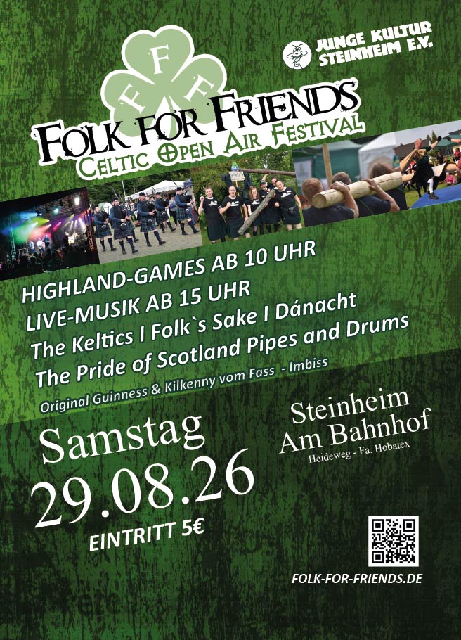 Folk for Friends 2026 - Flyer Folk for Friends 2026 - Flyer