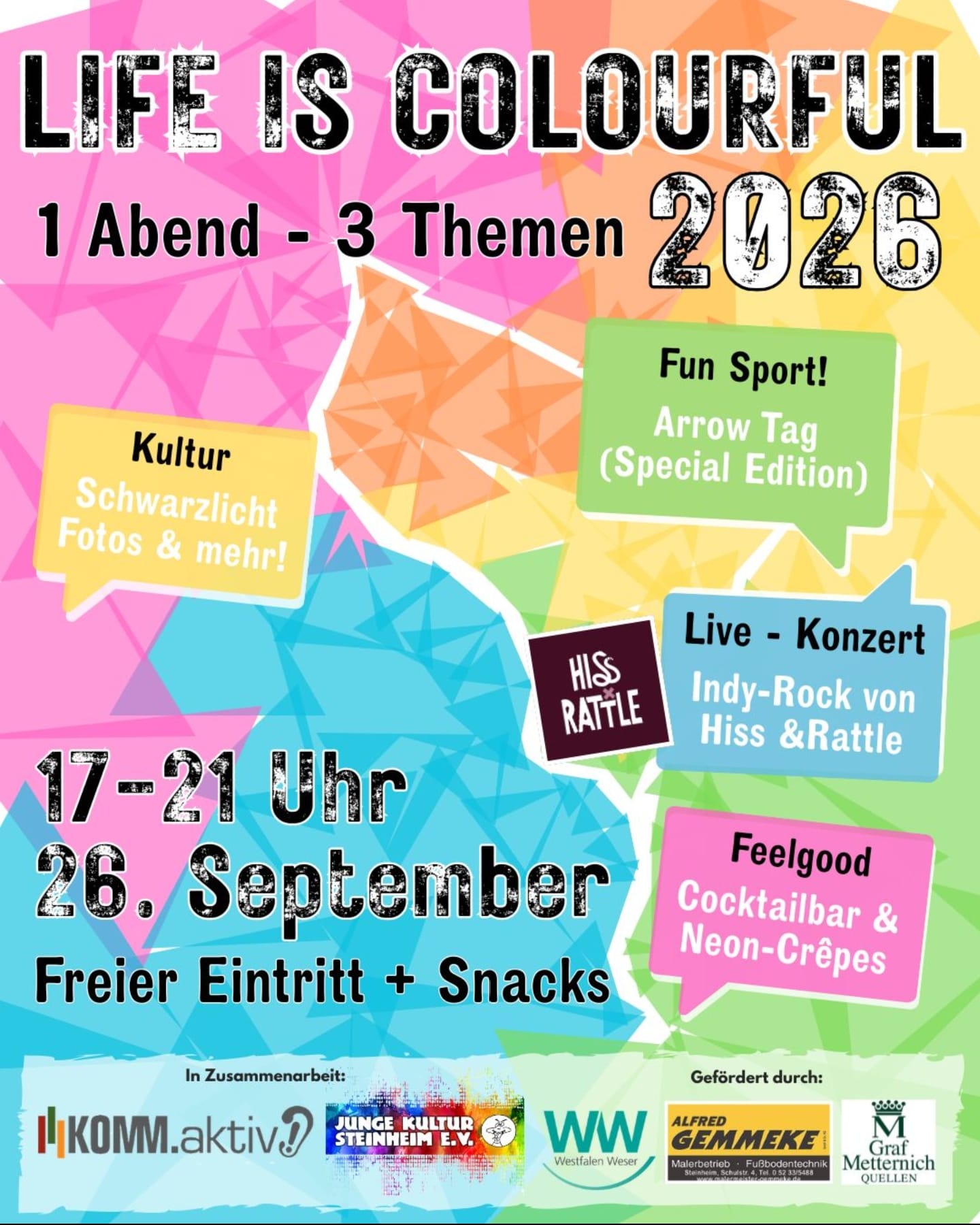 Life is colourful - Plakat 2026